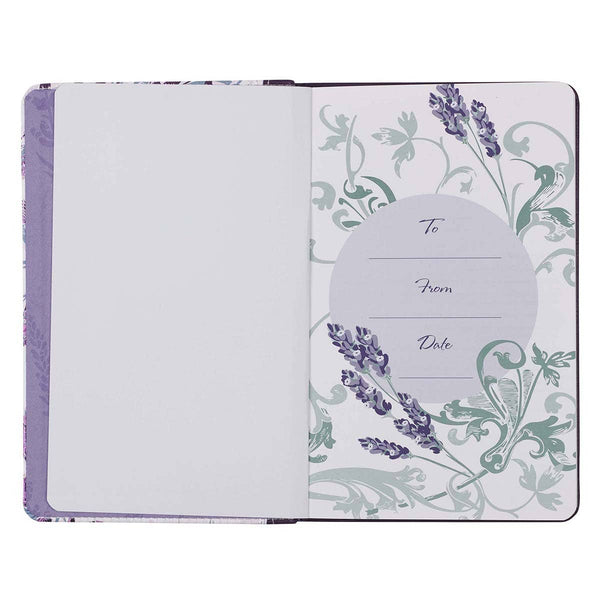 Wisdom from the Word for Women Purple Faux Leather Gift Book