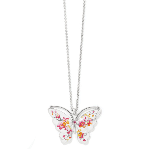 Kyoto In Bloom Sakura Butterfly Necklace