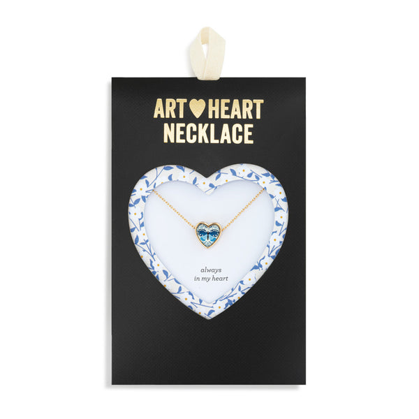 Art Heart Necklace - Always in My Heart