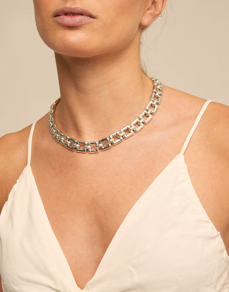 Femme Fatale Necklace-silver