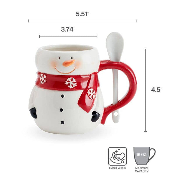 Pfaltzgraff Holiday 16Oz Figural Snwmn Mug Spn Open Stock