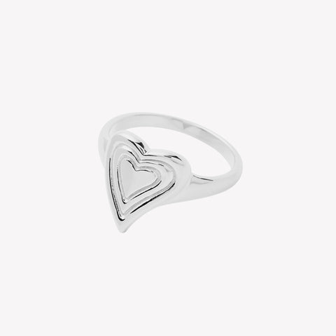 Emanate Love Signet Heart Ring