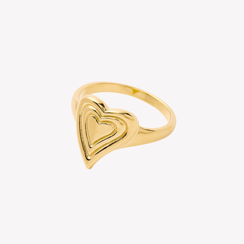 Emanate Love Signet Heart Ring