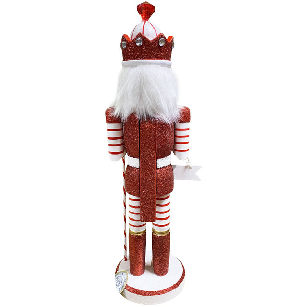 14" Candy Cane King Nutcracker