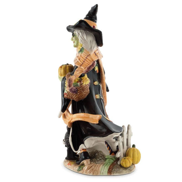 Fitz and Floyd Halloween Hrvst Witch  Photo Box