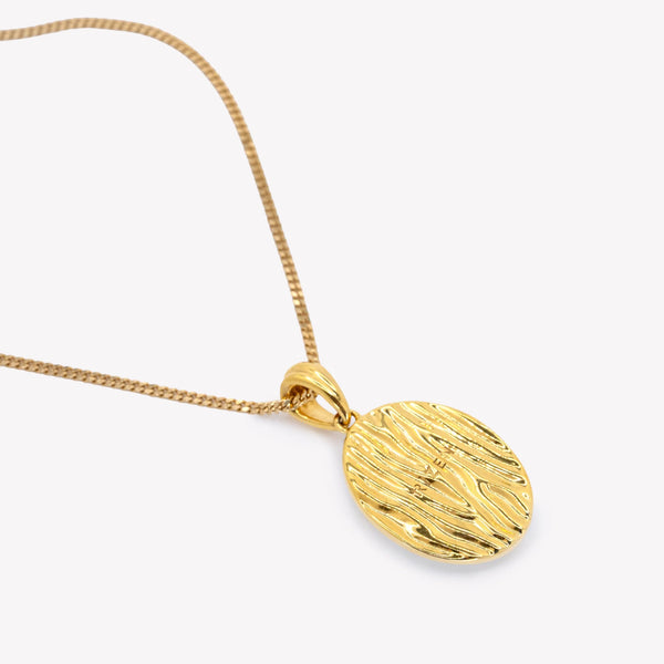 Mother Of Pearl Cross Pendant Necklace