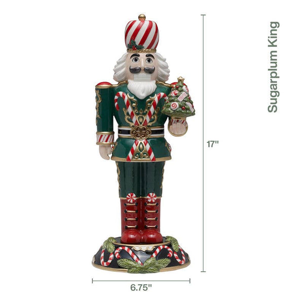 Fitz and Floyd Hldy Nutcracker Sugar Plum King Photo Box