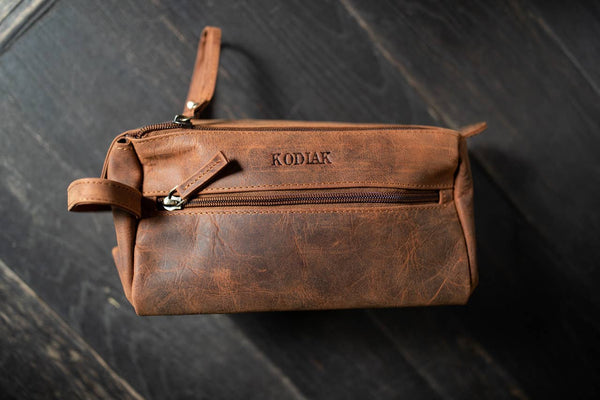 Leather Toiletry Bag