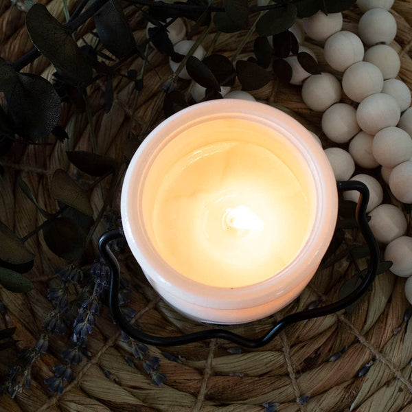 5 oz Cream Jar Candle: Citrus & Lavender