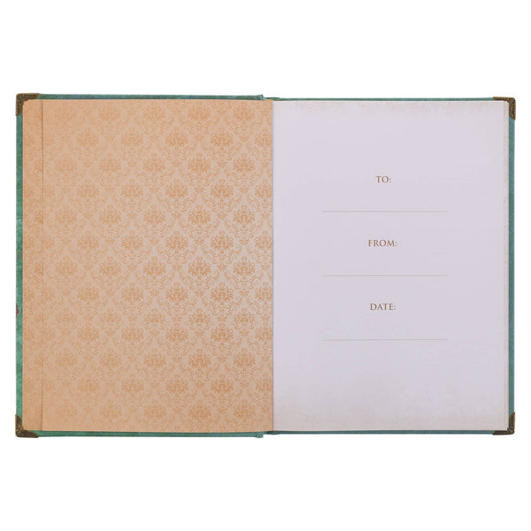 Journal Hardcover Teal Butterfly Hope Isa. 40:31