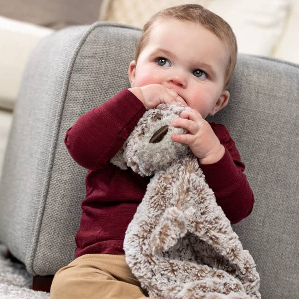 Giving Bear Blankie