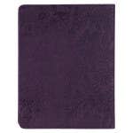 Finding Joy Purple Faux Leather Daily Devotional