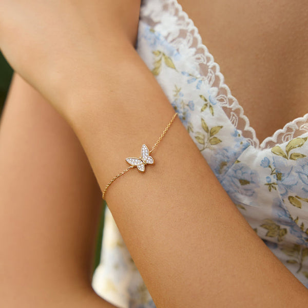 Butterfly Pavé Bracelet