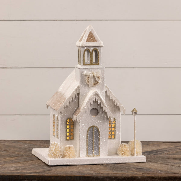 15.5" LIGHT UP CHURCH