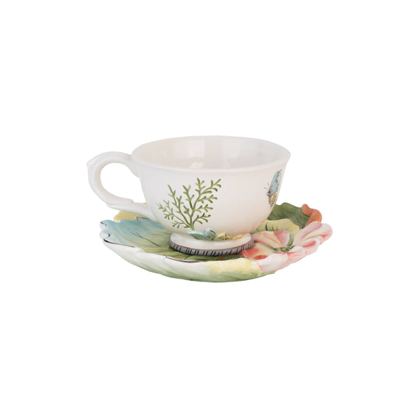 Fitz & Floyd English Garden Tea cup and saucer