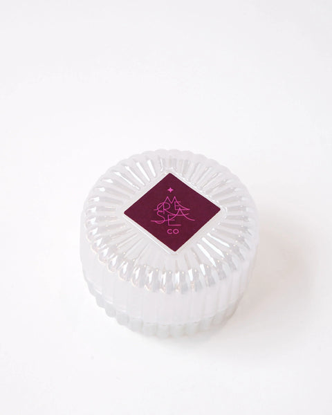 Mistletoe Kiss Bauble Glass Candle