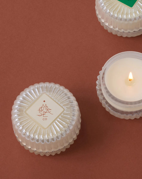 Pumpkin Whimsea Bauble Glass Candle