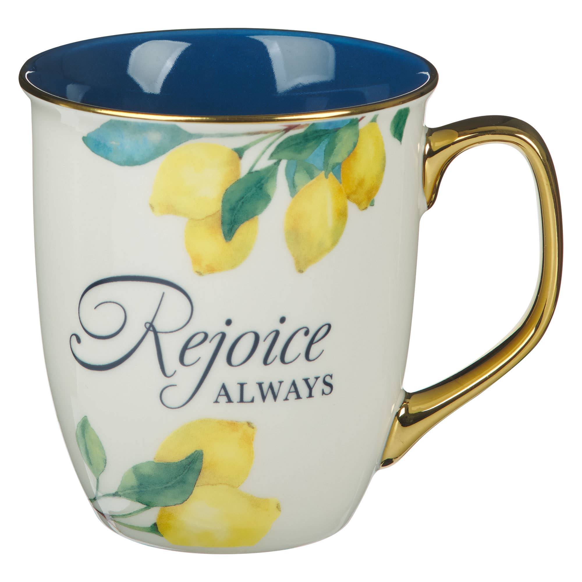 Rejoice Always White Ceramic Mug - 1 Thes. 5:16