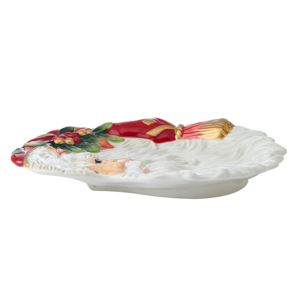 Fitz and Floyd Woodland Hldy Santa Canape  Photo Box