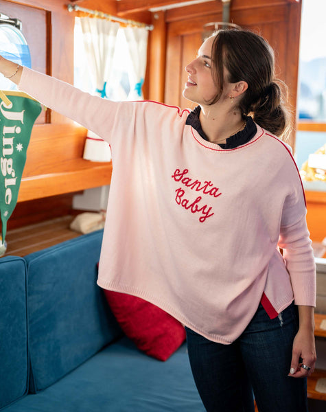 Catalina Sweater Petite Santa Baby