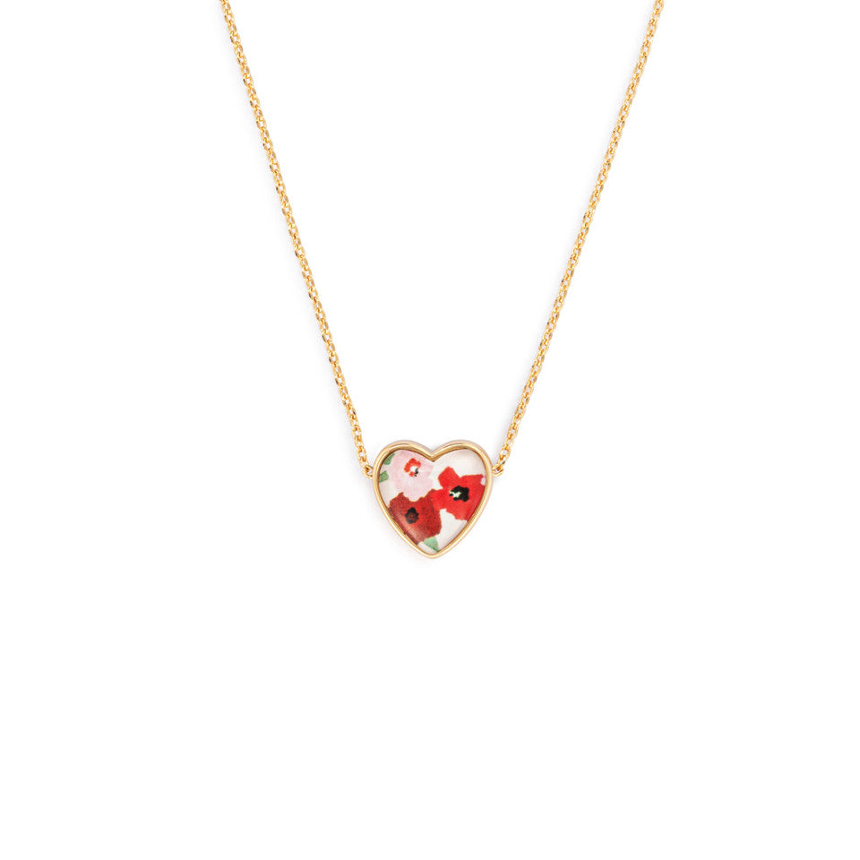 Art Heart Necklace - Grandma