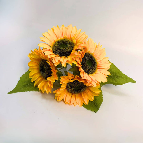 Kansas Sunflower Bundle x 4 - Yellow 13"