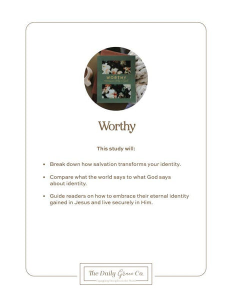 Worthy | Embracing Your Identity in Christ