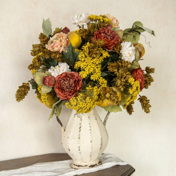 14" BURNT ORANGE ROSE PICK