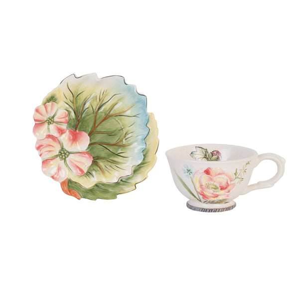 Fitz & Floyd English Garden Tea cup and saucer