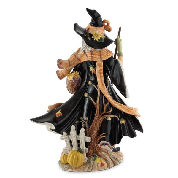 Fitz and Floyd Halloween Hrvst Witch  Photo Box