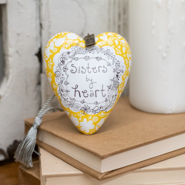 Sisters By Heart Art Heart