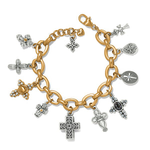 Heavenly Cross Charm Bracelet