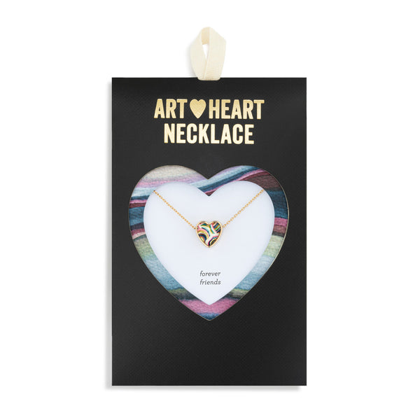 Art Heart Necklace - Forever Friends