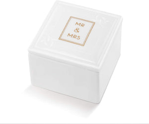 Mr & Mrs Ceramic Keepsake Box