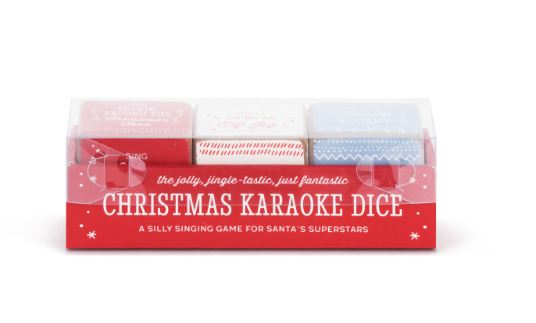 Christmas Karaoke Dice set
