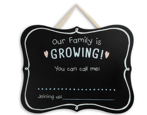 Growing family sign