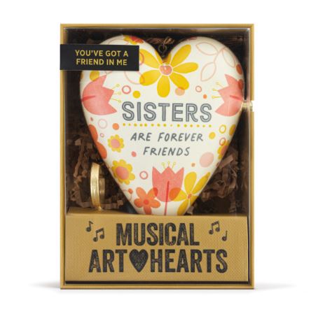 Sisters forever musical art heart