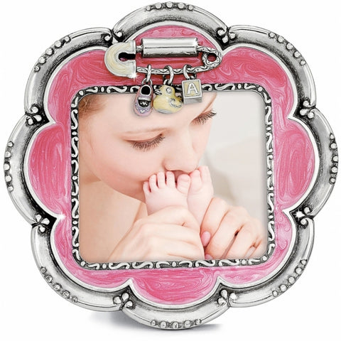 Baby Love Flower Frame - Pink