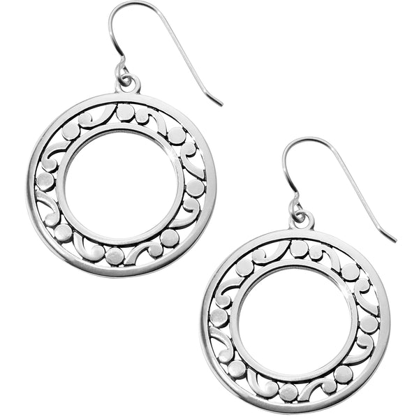 Contempo Open Ring French Wire Earrings