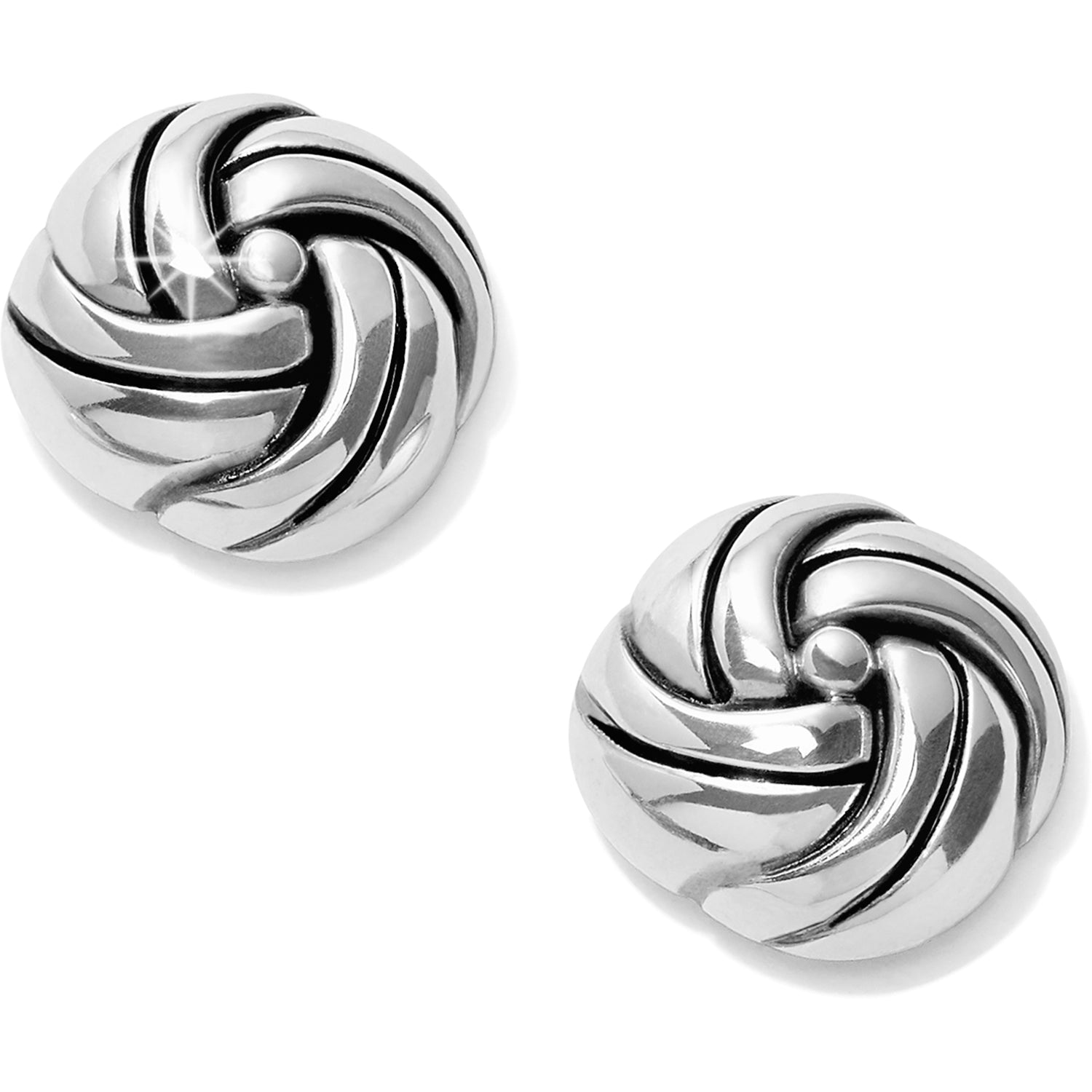 Interlok Knot Post Earrings