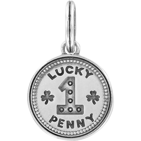 Lucky Penny Amulet-Silver