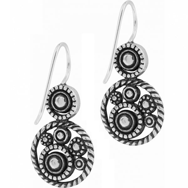 Halo French Wire Earrings