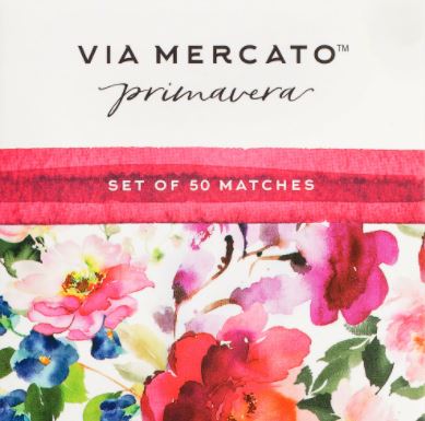 50Pc Match Box Set - Spring Flowers