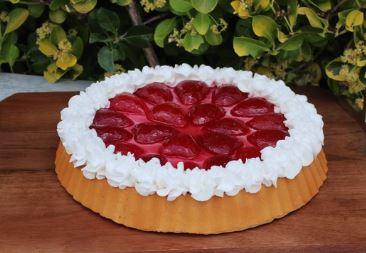 Large Fake Strawberry Tart