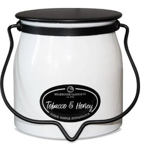Tobacco and Honey Butter Jar Candle