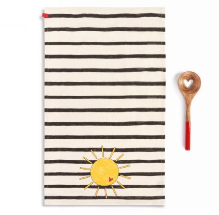 Sun and stripes Hot Pad & Towel with Spatula Set
