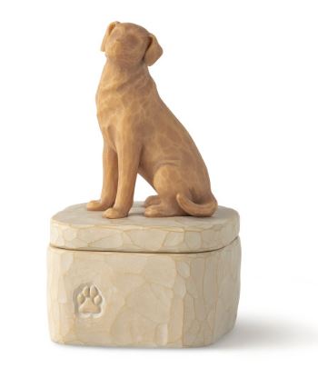 Love my dog (golden) Keepsake Box